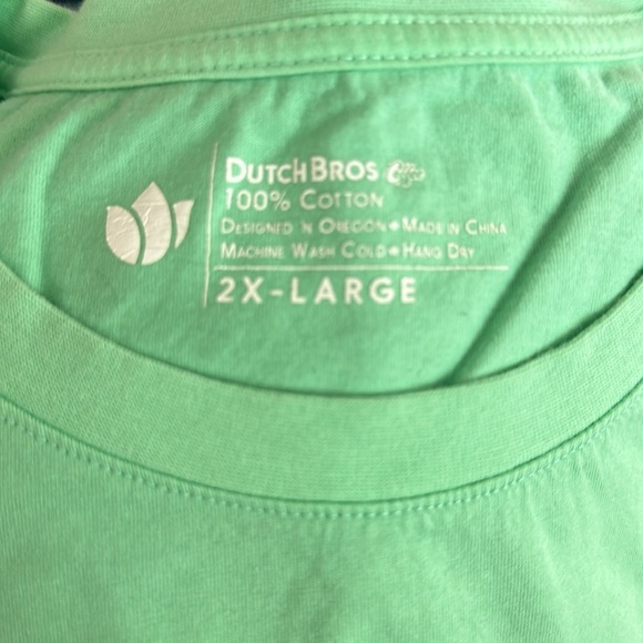 Dutch Bros Green SMALL+Medium+L+XL+XXL+XXXL Flowers “To Be So…” Established ‘92 - Picture 8 of 9